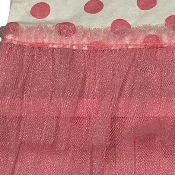 DISNEY Minnie Mouse Pink Polka Dot Dress Size 24M NWT - Picture 9 of 14